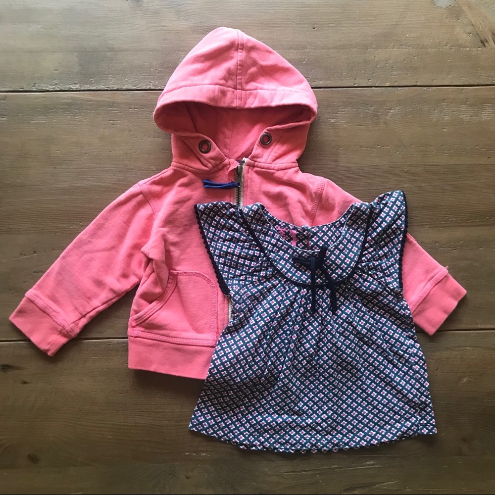 Cotton On girl hooded sweater shirt bundle size 1